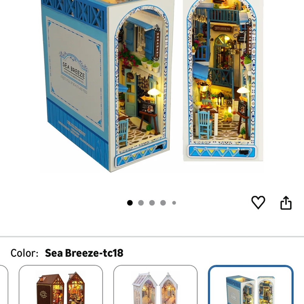 Miniature Sea Breeze Dollhouse Kit